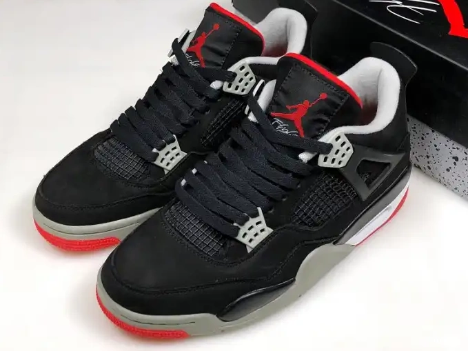 Reps TBK BLACK JORDAN CEMENT 4 RETRO 308497-060 0521